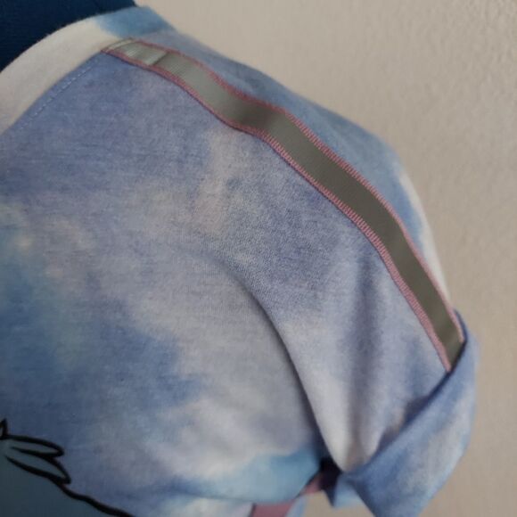 Disney Lilo and Stitch T Shirt Blue Tie Dye Small - Picture 5 of 6